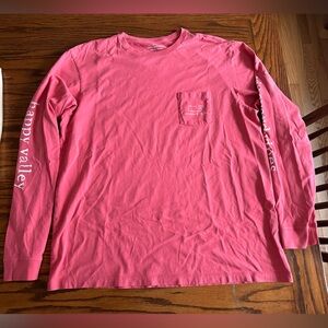Vineyard Vines Coral Long Sleeve Tee